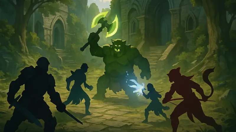 Арт или скриншот из Arkheron, демонстрирующий PvPvE сражения и стилистику экшен-RPG.