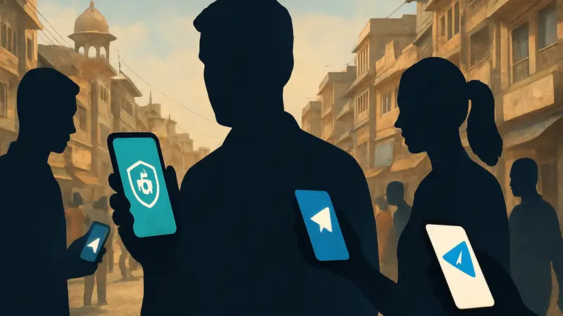 Пользователи в Индии массово скачивают VPN и альтернативные мессенджеры после запрета Telegram.