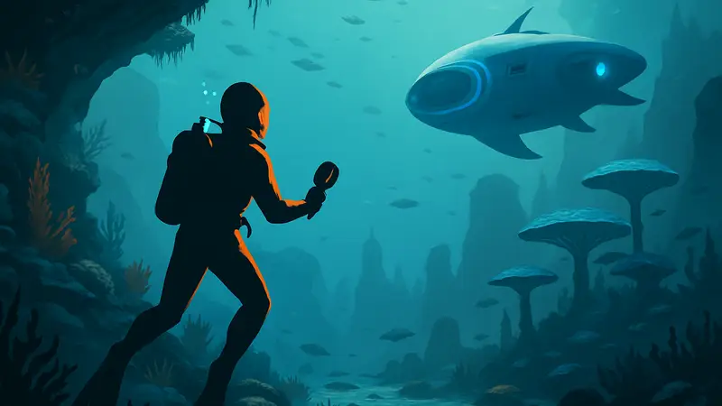 Игрок исследует подводный мир Subnautica 2, ранний доступ, неизвестные миры