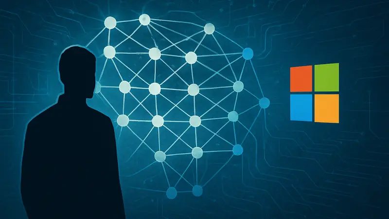 Графическое представление нейронной сети MAI-Image-2-Efficient от Microsoft, абстракция ИИ