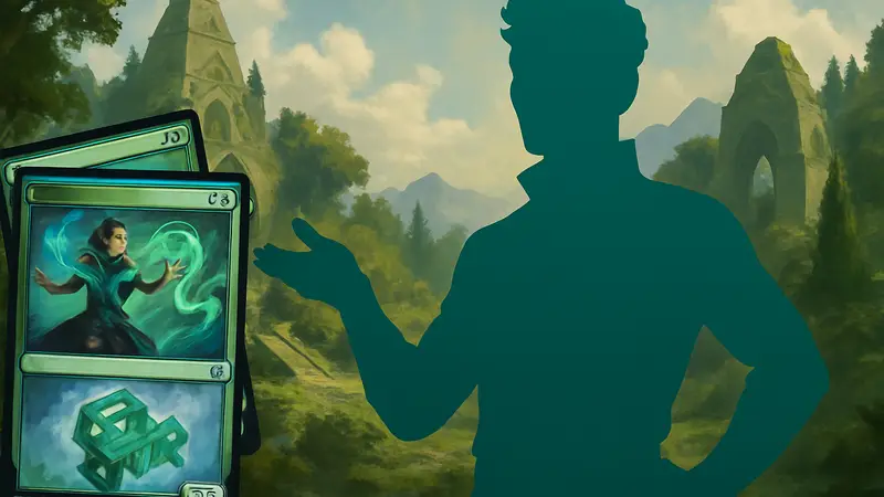 Карты Magic: The Gathering Quandrix Unlimited и изображение персонажа Primo the Unbounded.