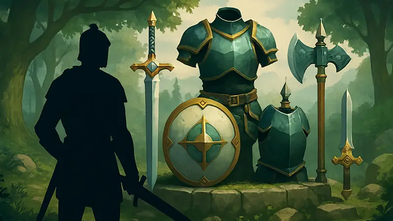 Изображение лучшего оружия и брони в игре Windrose