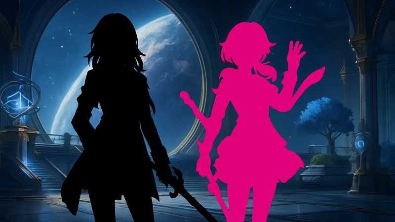 Косплей Темень и Март 7 из Honkai: Star Rail, Катерина «Me_Sunako» Романова в образах.