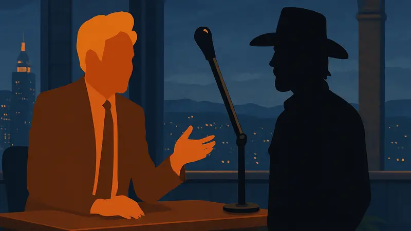 Конан О'Брайен на своем шоу рядом с рычагом Walker Texas Ranger, отсылка к Чаку Норрису