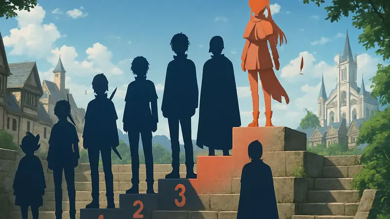 Персонажи аниме Frieren: Beyond Journey's End, отображающие рейтинг популярности.