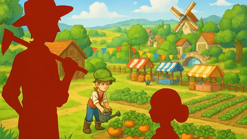 Story of Seasons Grand Bazaar скриншот на PlayStation 5 Xbox фермерский симулятор