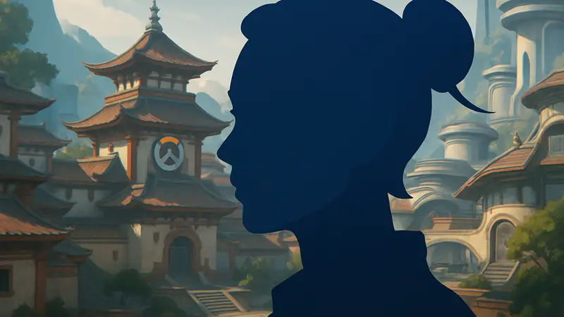 Новый дизайн лица героя Аньжань в Overwatch 2 после редизайна