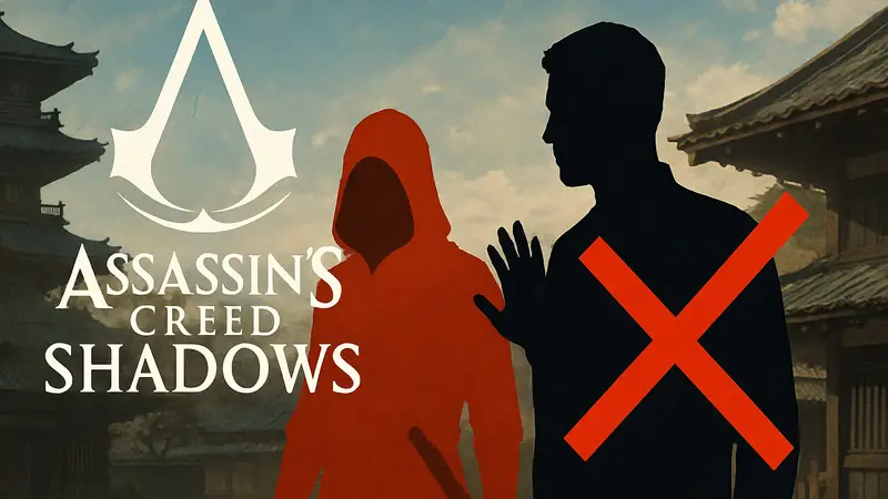 Assassin's Creed Shadows логотип, отмена мультиплеера League, Ubisoft