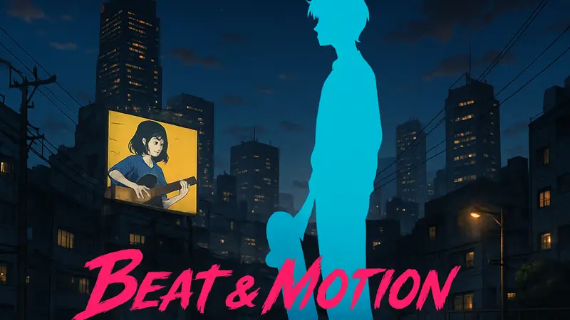 Тизер-постер аниме Beat & Motion от студии MAPPA с логотипом Netflix и датой 2027 год.