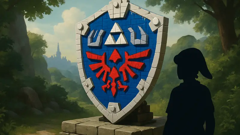 LEGO-копия Щита Хилийца из игры Legend of Zelda