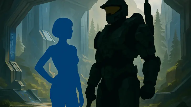 Косплей Кортаны и Мастера Чифа из игры Halo, фанаты воплотили культовых персонажей в деталях.