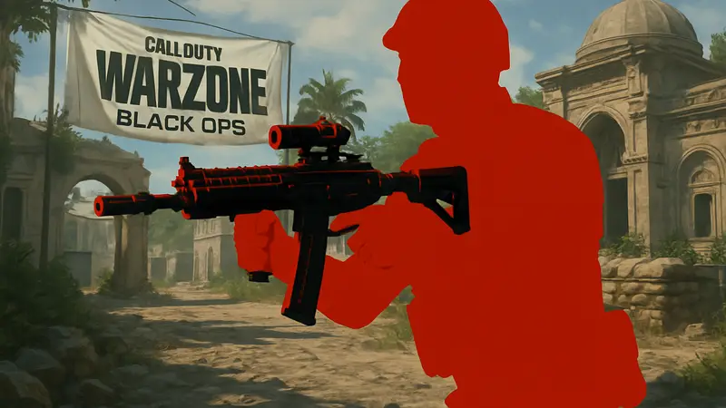 Игрок Call of Duty: Warzone с мощной сборкой оружия в пятом сезоне Black Ops 7