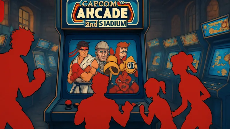 Изображение обложки физического издания Capcom Arcade 2nd Stadium для Nintendo Switch, варианты дизайна