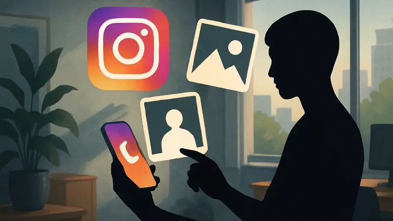 Логотип Instagram Instants, исчезающие фотографии