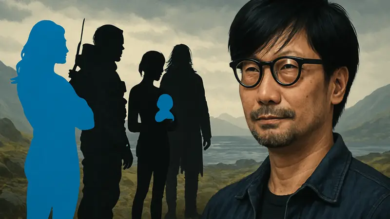 Хидео Кодзима и персонажи Death Stranding 2: On the Beach, опрос любимого героя.