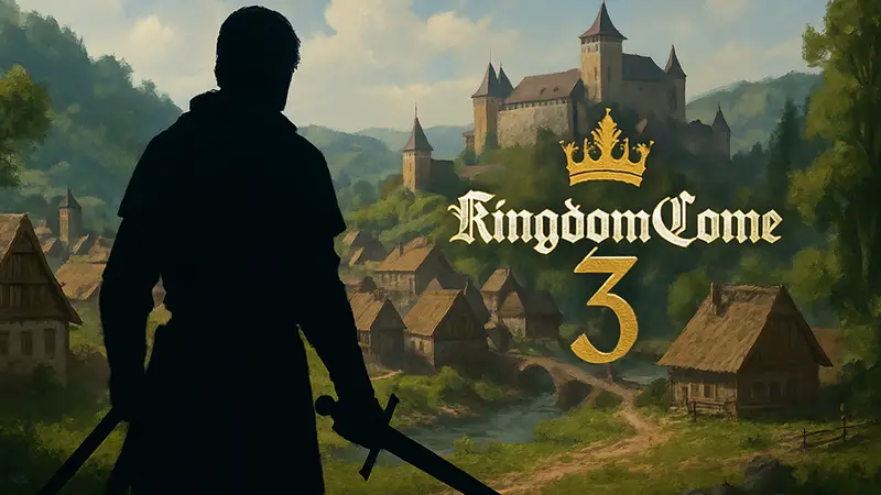 Логотип Kingdom Come Deliverance 3 или изображение из игры