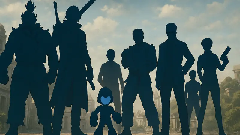 Изображение нескольких сильнейших персонажей Capcom: Акума, Данте, Вескер, Мегамен, Рю и другие.