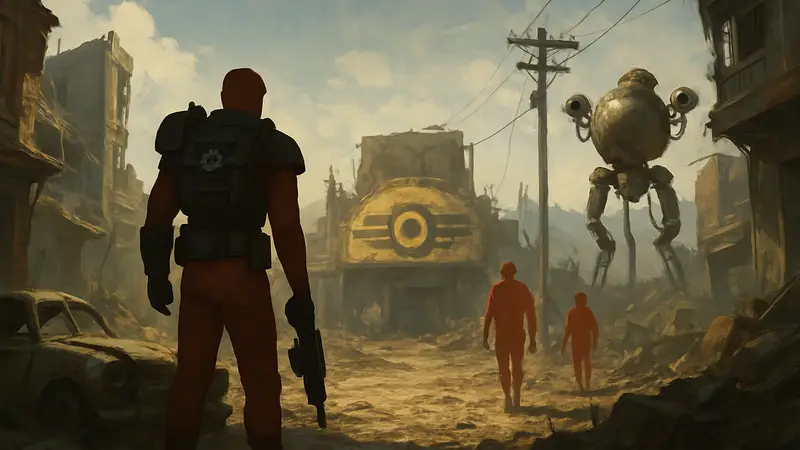 Отменённая игра Obsidian в стиле Fallout, концепт-арт