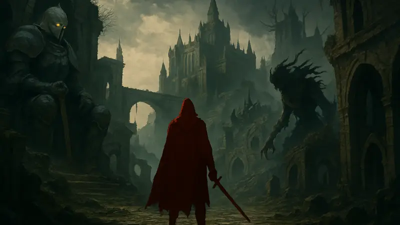 Изображение демонстрирует лучшие Soulslike игры с продуманным дизайном мира и глубоким лором.