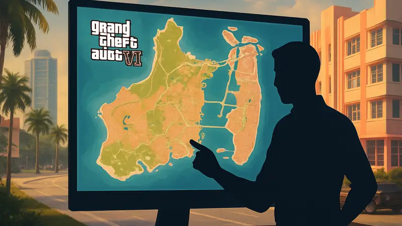 Интерактивная карта Vice City для GTA VI, созданная фанатами.