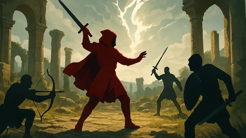 Персонажи Vaunted в тактическом бою с элементами изменения истории