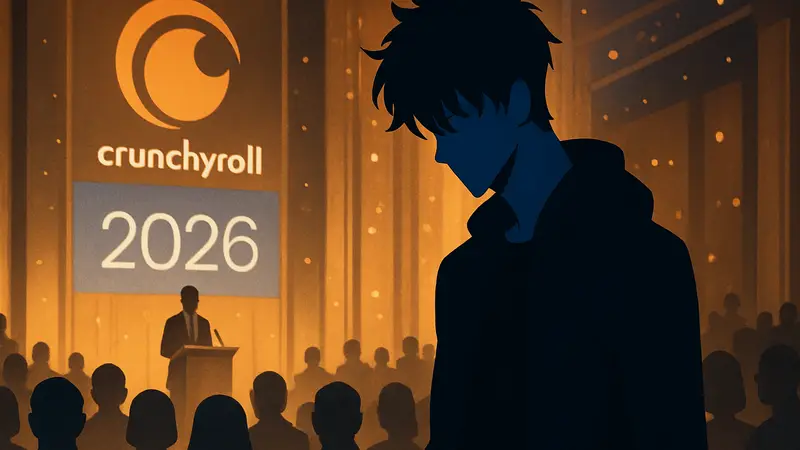 Аниме Solo Leveling на церемонии Crunchyroll Awards 2026, изображение главного героя Сон Джин-У