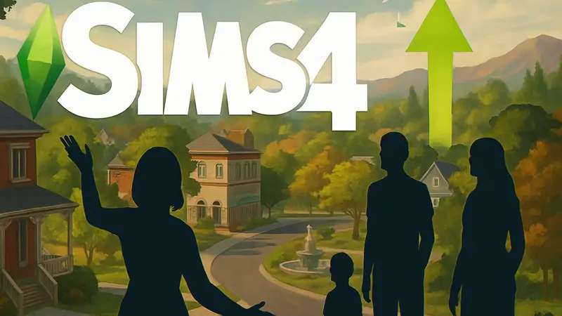 Логотип The Sims 4 и анонс грядущего большого обновления