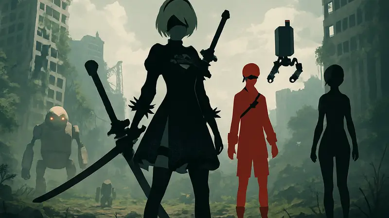 Ключевые моменты из NieR: Automata, меняющие смысл.