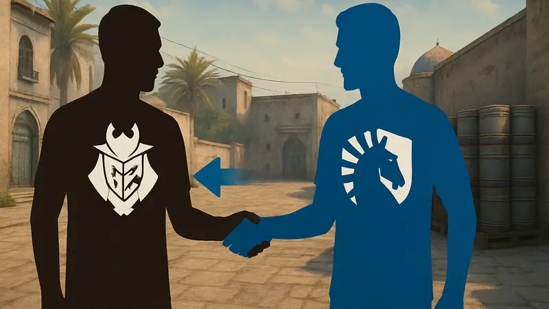 Обмен игроками malbsMd и NertZ между киберспортивными командами G2 и Liquid.