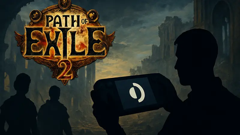 Логотип Path of Exile 2 и Steam Deck на одном изображении.