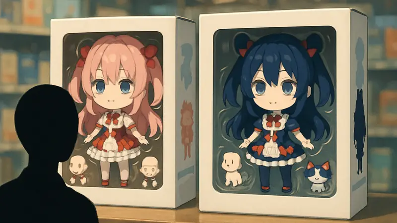 Nendoroid фигурки Hololive Fuwawa и Mococo в отдельных упаковках.