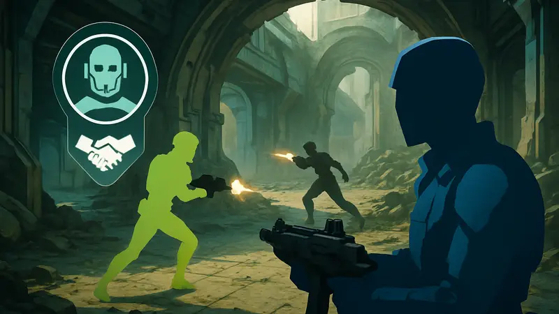 Изображение из игры Marathon, демонстрирующее боевую сцену или интерфейс с функцией C.A.R.R.I.