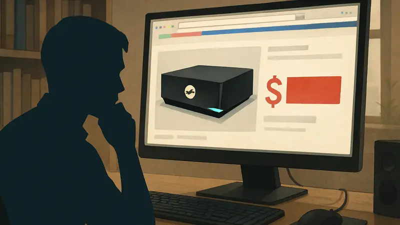 Steam Machine на платформе eBay с завышенной ценой