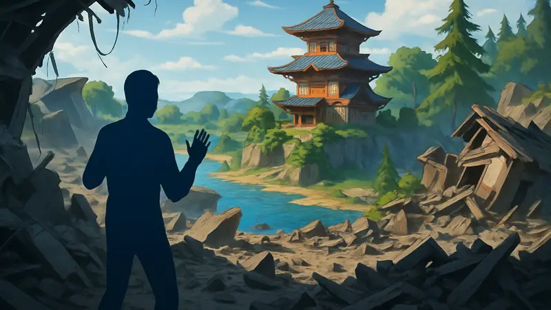 Карта Fortnite меняется после глобального события, разрушенные объекты и новая локация.