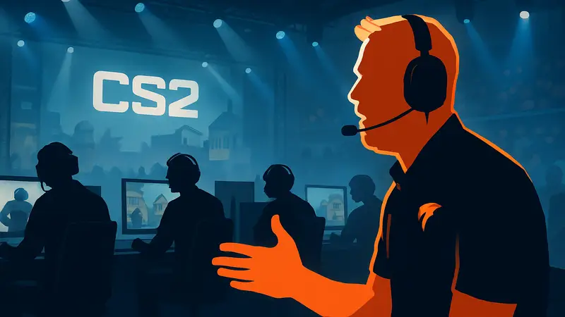 Тренер zonic (Team Falcons) на киберспортивном турнире по CS2 говорит о давлении перед финалом.
