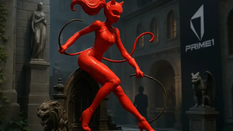 Детализированная статуя Такамаки Анн в костюме Пантеры из Persona 5, от Prime 1 Studio.