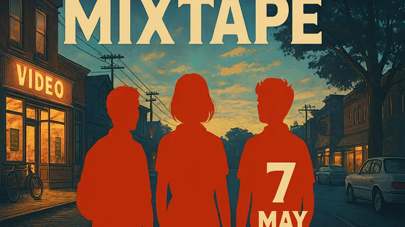 Обложка игры Mixtape с ретро-стилем, указывающая на дату релиза 7 мая