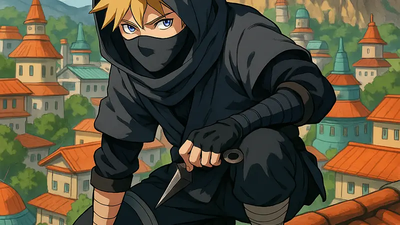Обложка манги Shinobi Undercover, потенциальный наследник Наруто.