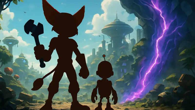 Логотип или скриншот новой игры Ratchet and Clank от PlayStation