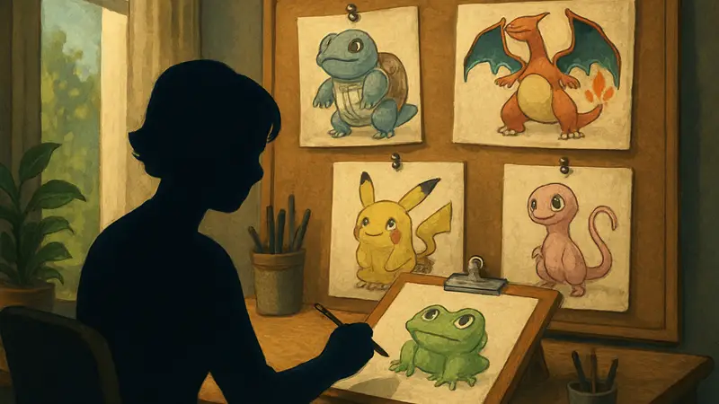 Рисунки Покемонов, созданные по текстовым описаниям, оригинальное искусство фаната