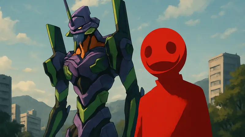 Аниме Evangelion, Ева-01, Ёко Таро, Nier.