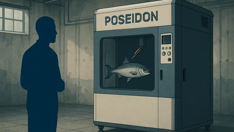 Робот Poseidon для гуманного забоя рыбы от стартапа Shinkei, поддержанного Founders Fund