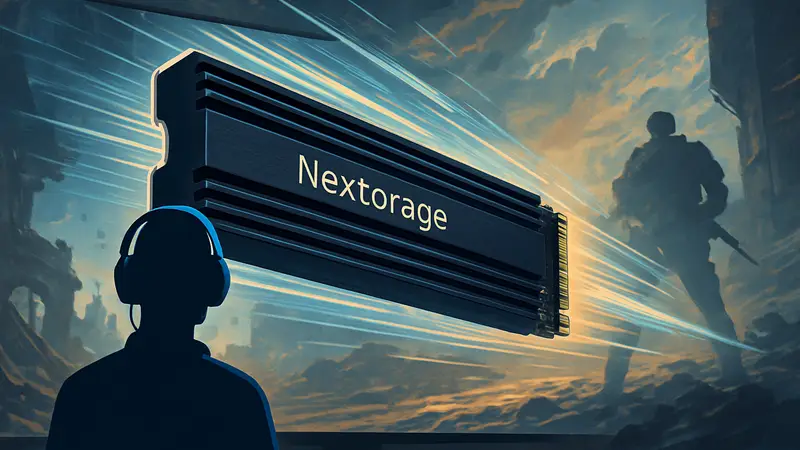 Новые игровые SSD Nextorage, демонстрирующие скорость и компактность.