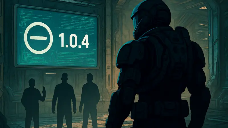 Игрок в футуристическом экзокостюме из игры Marathon на фоне спорного обновления 1.0.0.4