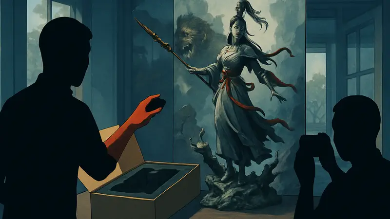 Фигурка Четвёртой сестры из Black Myth: Wukong от Inart, распаковка.