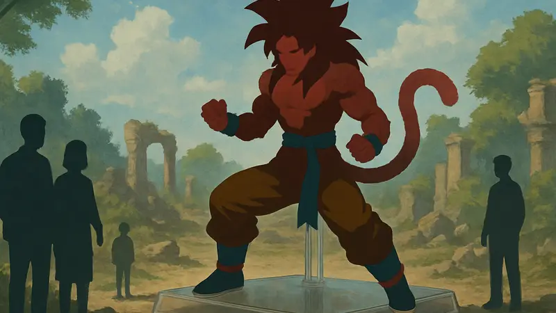 Фигурка Super Saiyan 4 Гоку из Dragon Ball DAIMA от S.H. Figuarts