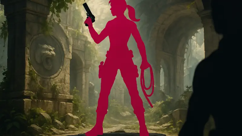 Фигурка Лары Крофт из Tomb Raider в стиле GI Joe от компании Hasbro.