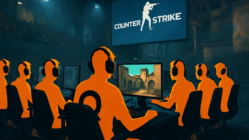 Киберспортивная команда FOKUS по Counter-Strike 2 на турнире Urban Riga Open 3.