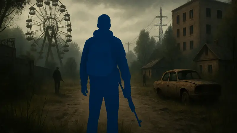 Скриншот игры Static Voice, напоминающей STALKER, доступной бесплатно на ПК