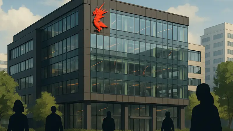 Современное здание штаб-квартиры CD Projekt Red в Варшаве, получившее архитектурную номинацию.
